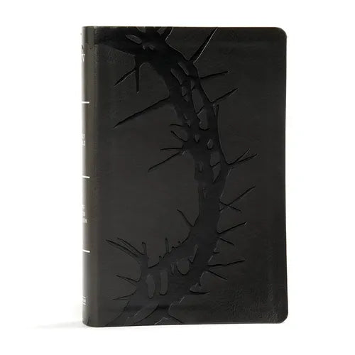 KJV Large Print Personal Size Reference Bible, Charcoal Leathertouch Indexed - Imitation Leather