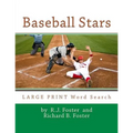 Baseball Stars: Large Print Word Search - Paperback