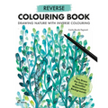 Reverse Coloring Book: Drawing Nature with Inverse Colouring. You Draw the Lines on Beautiful Watercolour Backgrounds - Paperback