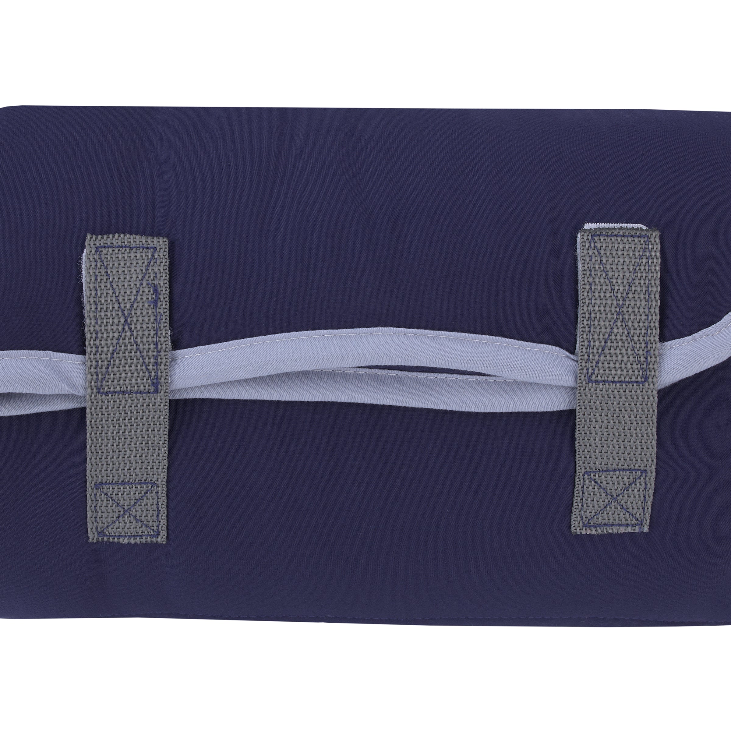 Sports Gray, Navy, Orange, and Brown Allstar Toddler Nap Mat