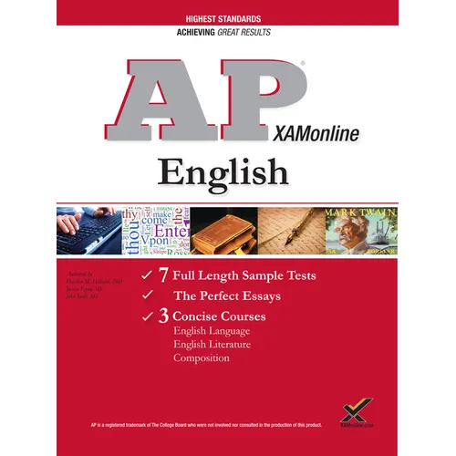 AP English: Language, Literature, and Composition Exam, 2018 Edition (College Test Preparation) - Paperback